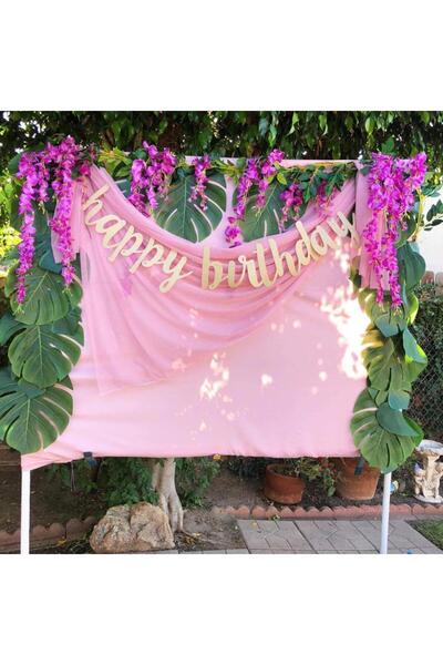 Nettenevime Yapay Çiçek Sarkan 4 Dallı Akasya 70cm Lila