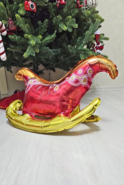 PEKSHOP مزلقة احباط بالون عيد الميلاد بالون سانتا مزلقة بالون زينة عيد الميلاد