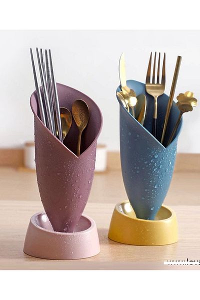 RUBY BOUTİQUE Tulip Figured Countertop Spoon Holder