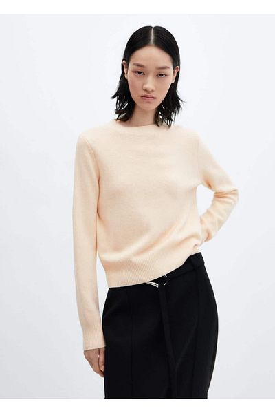 MANGO Woman Round neck knitwear sweater