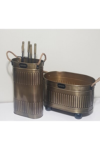 KOCHER 2025 New Kocher Şömine Aksesuar Seti bakır 48 halat