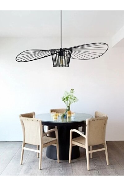 astricon Toronto Siyah Sarkıt Avize Sarkıt Lamba Salon Mutfak Avizeleri Pastane Cafe Berber Modelleri Çap 70