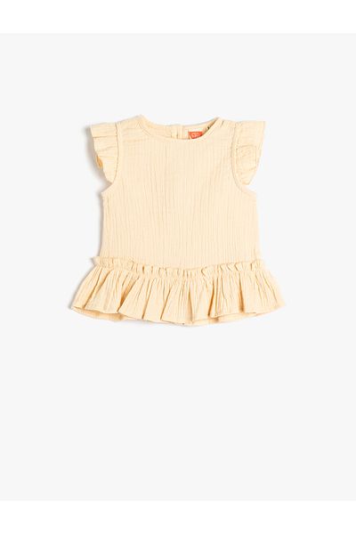 Koton Baby Girl Yellow Blouse
