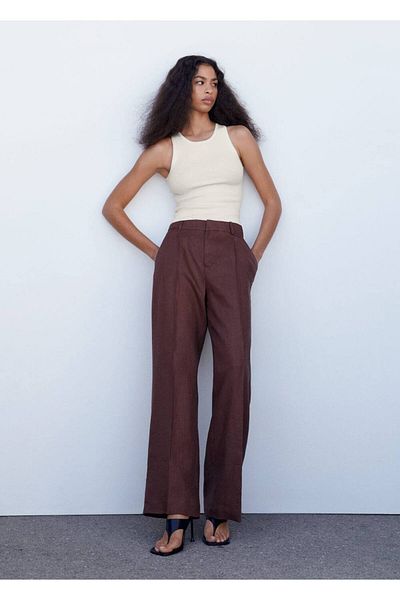 MANGO Woman Open Back Knit Blouse