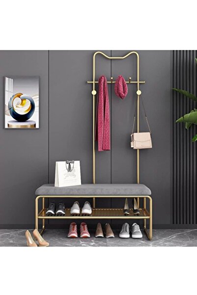 larissa design Ayakkabılık Gri Döşeme