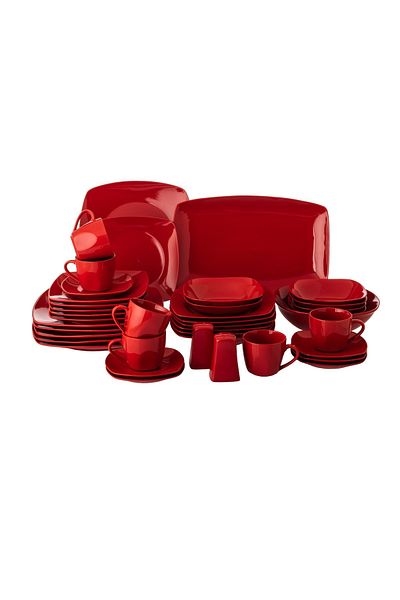 Dania 40-Piece Dining Set Suitable For 6 People Safe To Use In The Dishwasher And Microwave