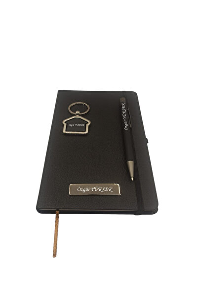 Home Kişiye Özel Defter Kalem Ve Anahtarlık Seti