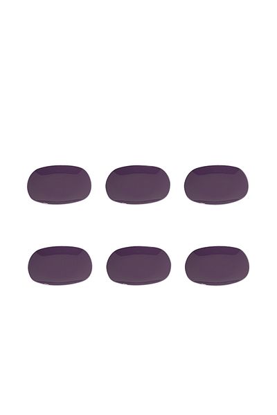 Dania 6-Piece Plate Set Purple 26cm