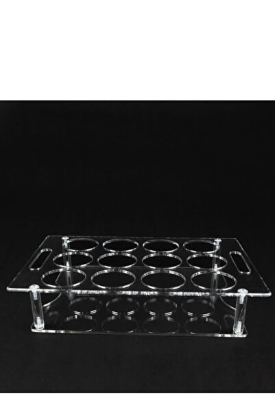 Dania حامل علبة عصير وزجاجة ماء، 12 فتحة، مصنوع من الأكريليك الشفاف، صنع في ت...