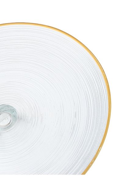 Dania A glass serving dish with a base for nuts, fruits, and all other servings