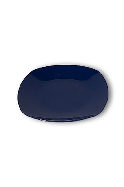Dania 6-Piece Porcelain Plate Set Blue 26cm