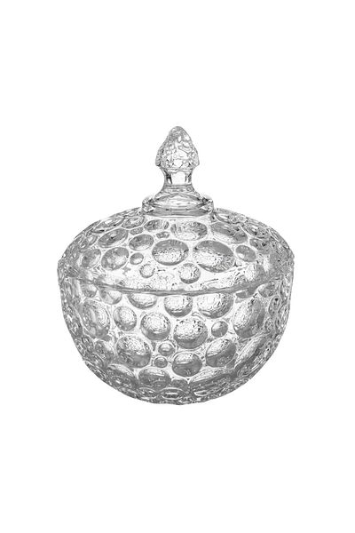 Dania Sugar bowl with glass lid for sweets and nuts, multi-purpose