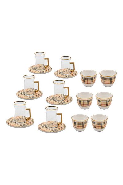Byblos 18-Piece Coffee And Tea Set Multicolour 6x5x6cm