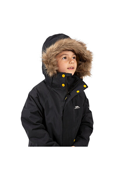 Trespass Upbeat - Jacket Tp50 Μαύρο μπουφάν για αγόρια για εξωτερικούς χώρους ΜΠΟΥΦΑΝ ΑΝΔΡΙΚΟΥ ΠΑΙΔΙΚΟΥ ΕΞΩΤΕΡΙΚΟΥ ΧΩΡΟΥ