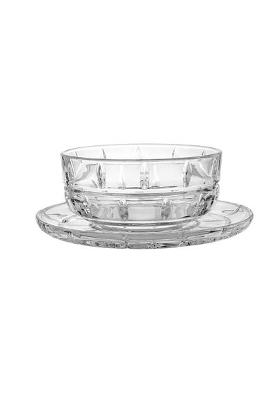 Dania A yogurt set for sweets and nuts made of glass, 12 pieces, 6 yogurts + 6 plates