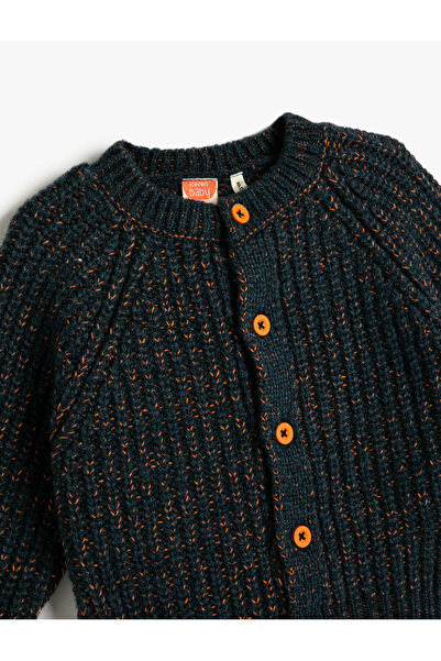 Koton Κλείσιμο με πλεκτή ζακέτα με λαιμόκοψη