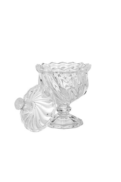 Dania A multi-use container with a lid and a glass base