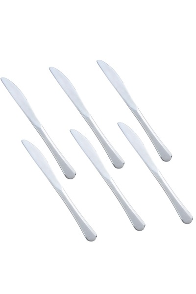 Dania مجموعة من 6 سكاكين من الفولاذ المقاوم للصدأ