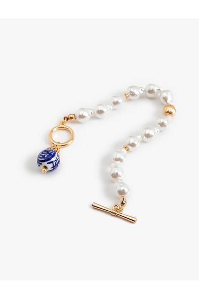 Koton Pearl Detailed Chain Bracelet