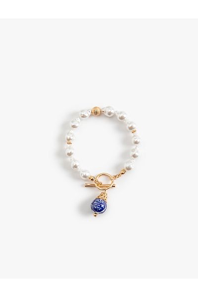 Koton Pearl Detailed Chain Bracelet