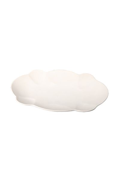 Dania Porcelain Service Plate White 64x39cm
