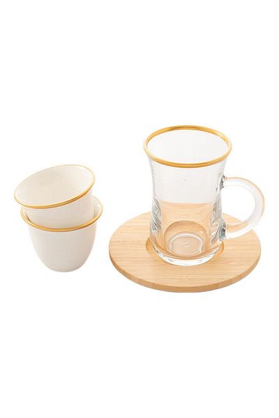 Byblos 18-Piece Coffee And Tea Set Multicolour 5x5x9cm
