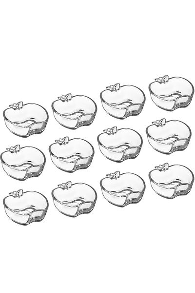 Dania Set of 12 apple-shaped glass bowls, size 8*7*3 CM