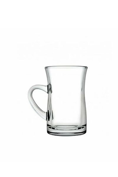 Pasabache A set of clear glass tea cups, made in Turkey, capacity 150 ml