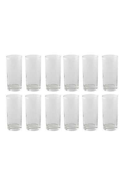 Generic 12-Piece Water Glass Cup Set Clear 7x7x15cm