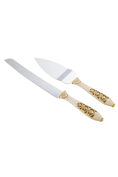 Dania طقم مجرفة وسكين لتقديم الكيك والحلويات