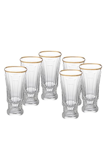 Dania طقم أكواب زجاجية يابانية من دانيا، 6 قطع، متعددة الاستخدامات