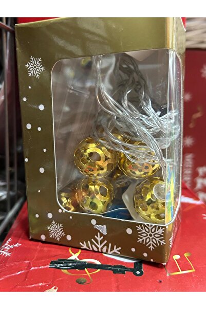 Kikajoy Yılbaşı Gold Top Detaylı 3 Metre Led Şerit - Gün Işığı