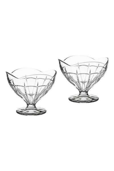 Paşabahçe 2 Piece Multi Use Turkish Glass Yogurt Clear 10x7cm