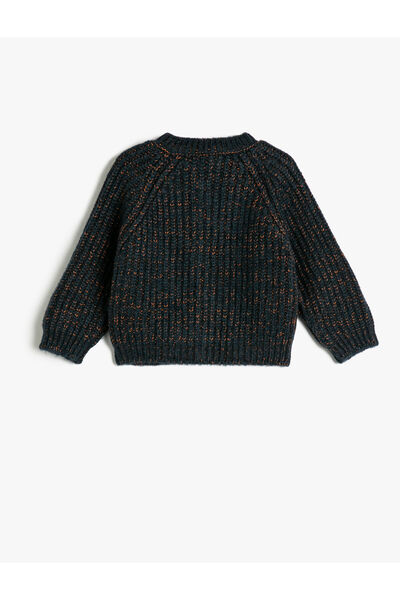 Koton Κλείσιμο με πλεκτή ζακέτα με λαιμόκοψη