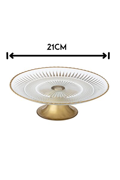 Dania A glass serving dish with a base for nuts, fruits, and all other servings