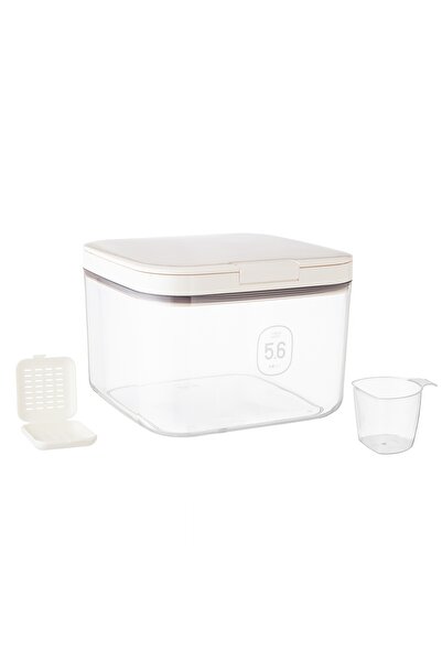 Dania صندوق تخزين بلاستيكي للأرز والبقوليات 5.6 لتر