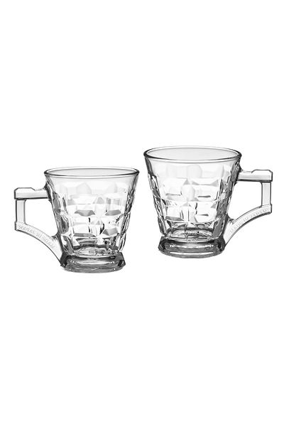 Onyxo Set of 6 Japanese glass tea cups