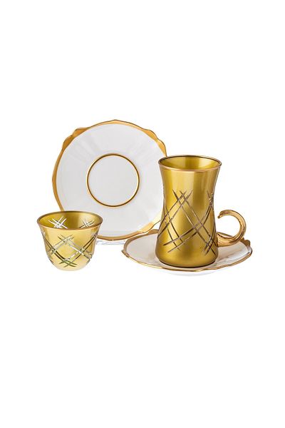 Byblos 18 Piece Coffee And Tea Set Turkey