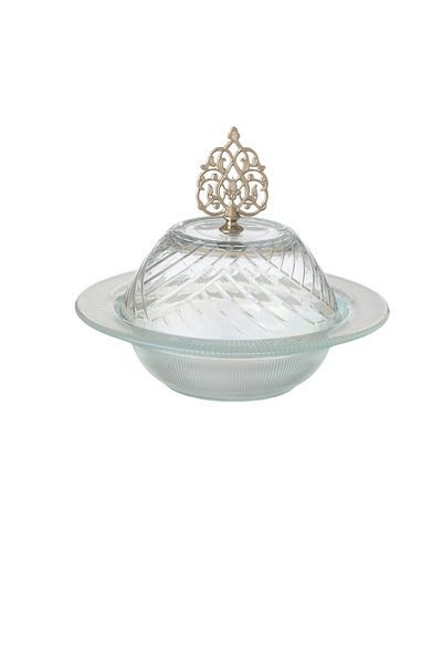 Byblos Tamreya With Date Cover And Sweets Made Of Glass And Turkish Manufacture