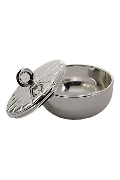 Dania Dessert Plate With Lid Grey Silver 13x13cm