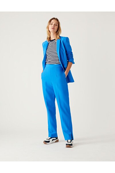 Marks & Spencer Fermuar Detaylı Straight Leg Pantolon