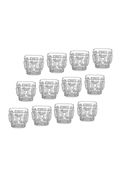 Generic A set of 12-piece glass Arabic coffee cups