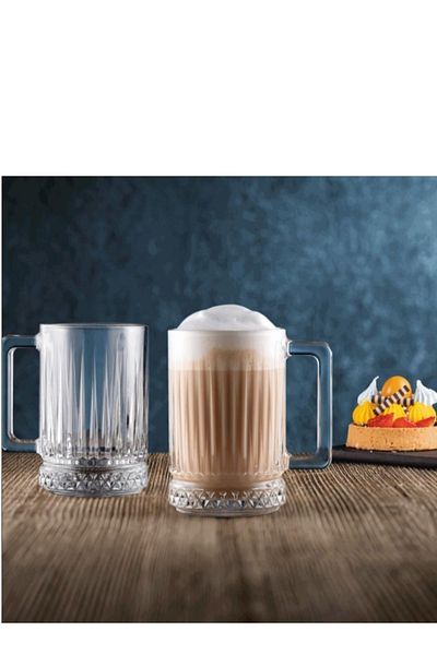 Pasabache A set of 2 cups made of Turkish viscous, non-scratchable and multi-use