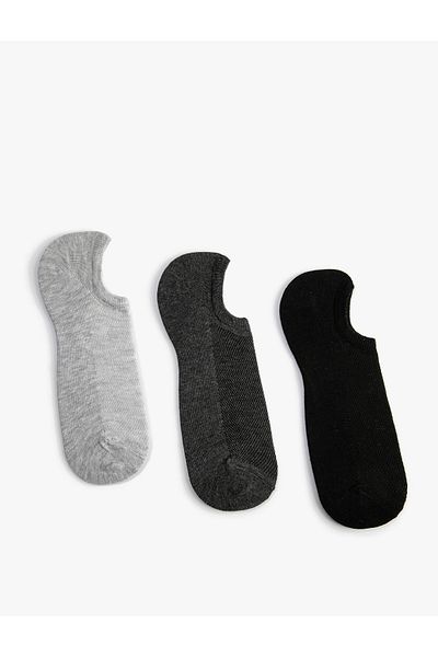 Koton Set of 3 Colorful Booties Socks