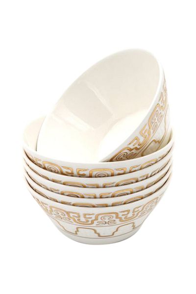 Dania 6-Piece Bowl Set White 10x10x5cm