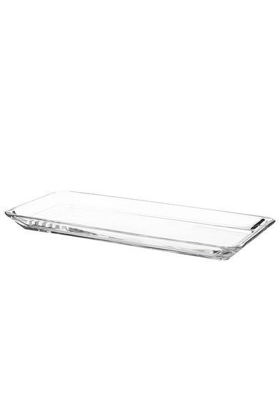 Dania Rectangular crystal serving dish for sweets and pastries and multi use
