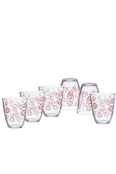 Luminarc A set of 6 glass cups multi-use