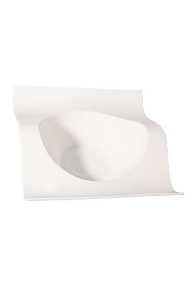 Dania Porcelain Service Salad Bowl White 39x39cm