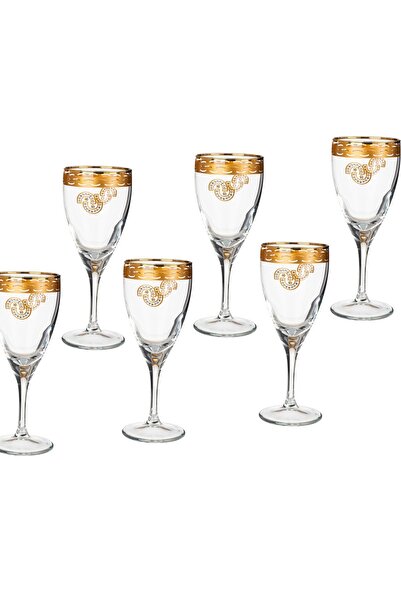 Dania طقم مكون من 6 أكواب عصير صناعة تركية بتصاميم أنيقة ومميزة