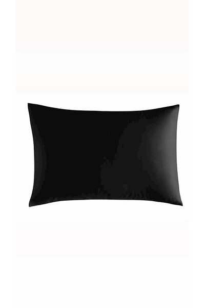 GERCELLA 2 Pcs Black 100% Cotton Pillowcases Pillow Case - 50X70Cm
